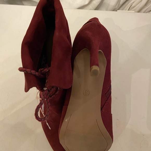 Dolcetta burgundy ankle boots NEW - Picture 5 of 7